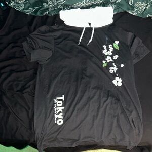 Men’s hoodie short sleeve shirt